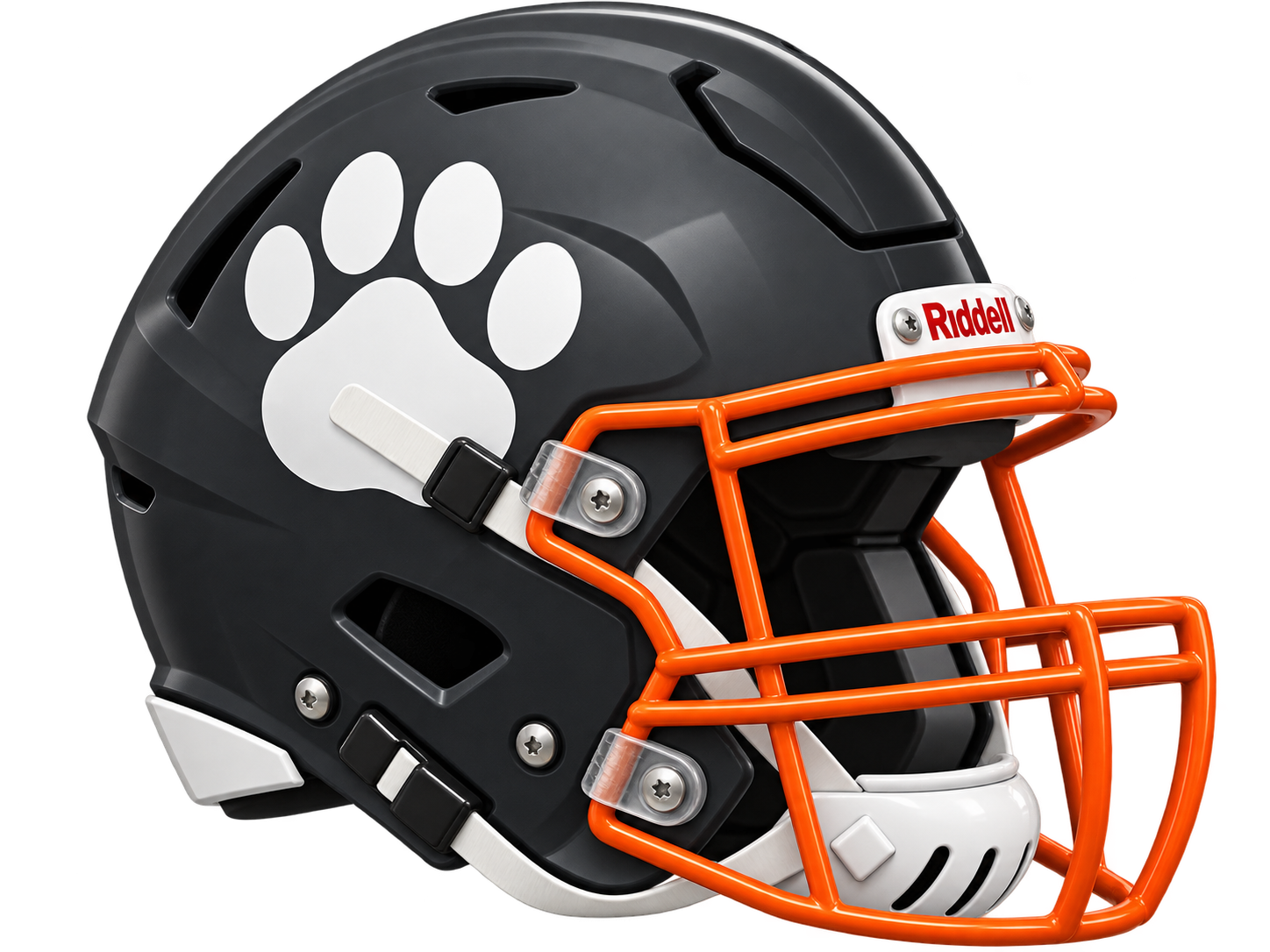 Huron Tigers helmet
